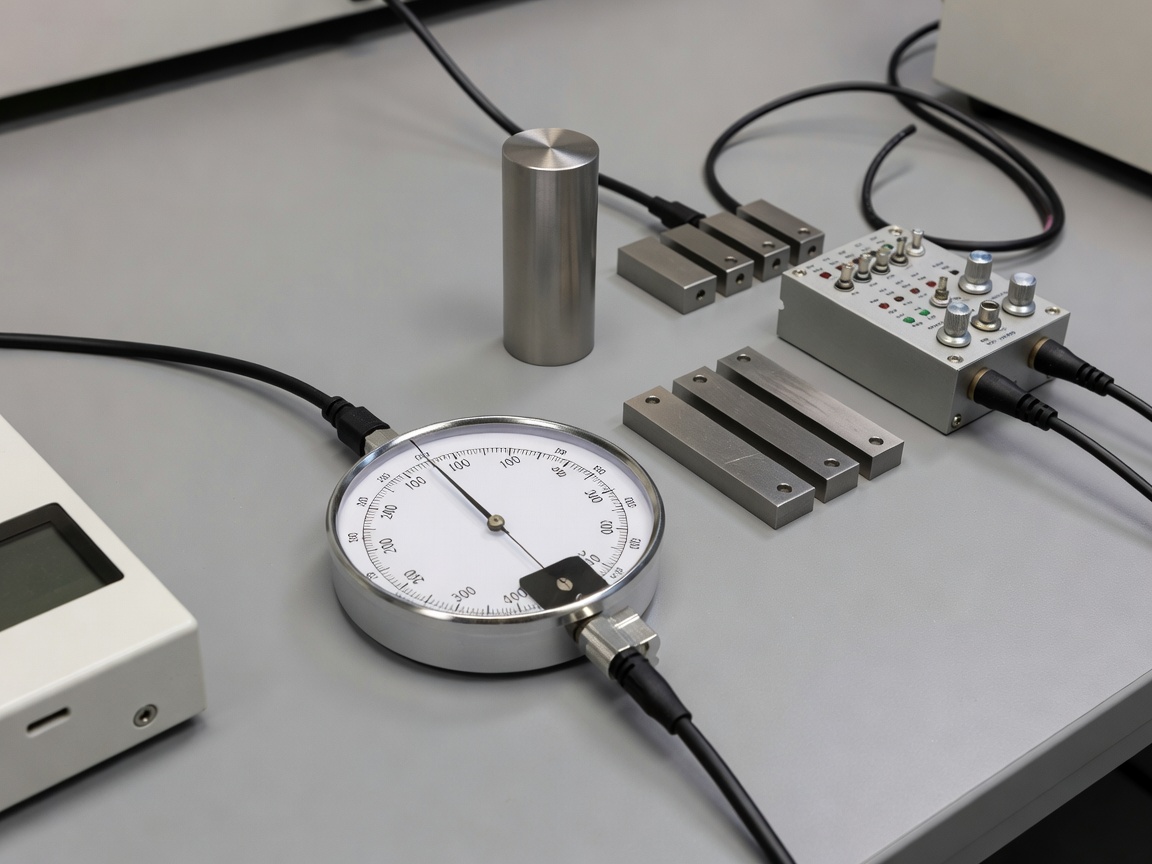 Measurement meter and reference equipment arranged for diagnostic calibration
